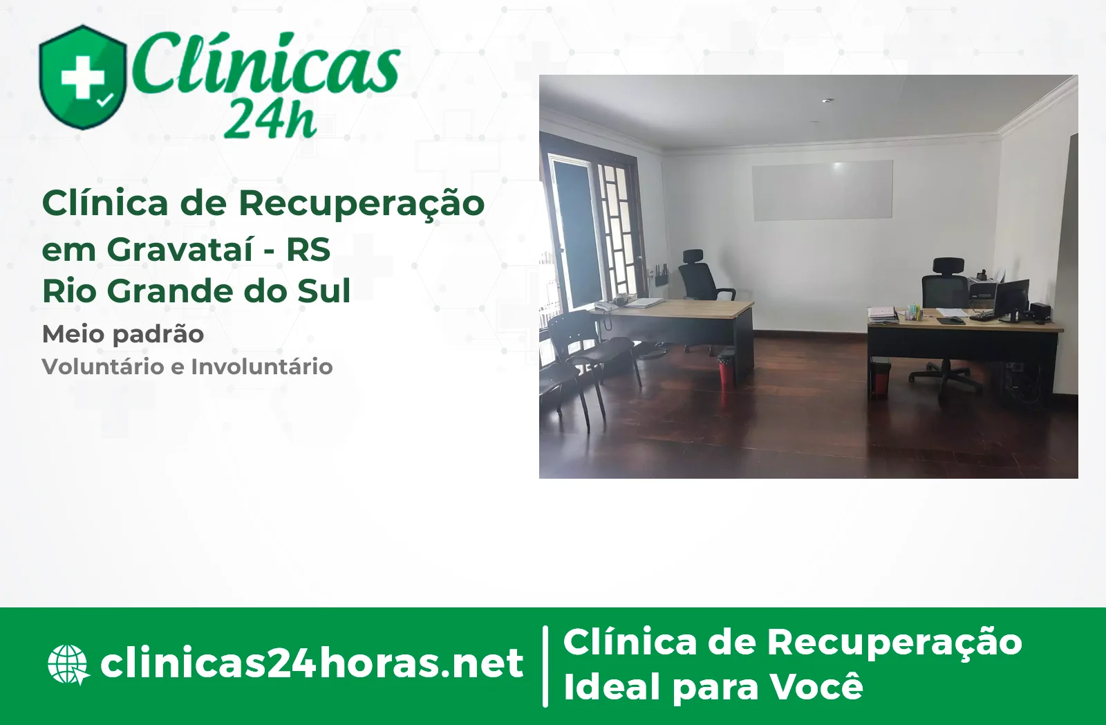 Clínica de Recuperação em Gravataí Masculina