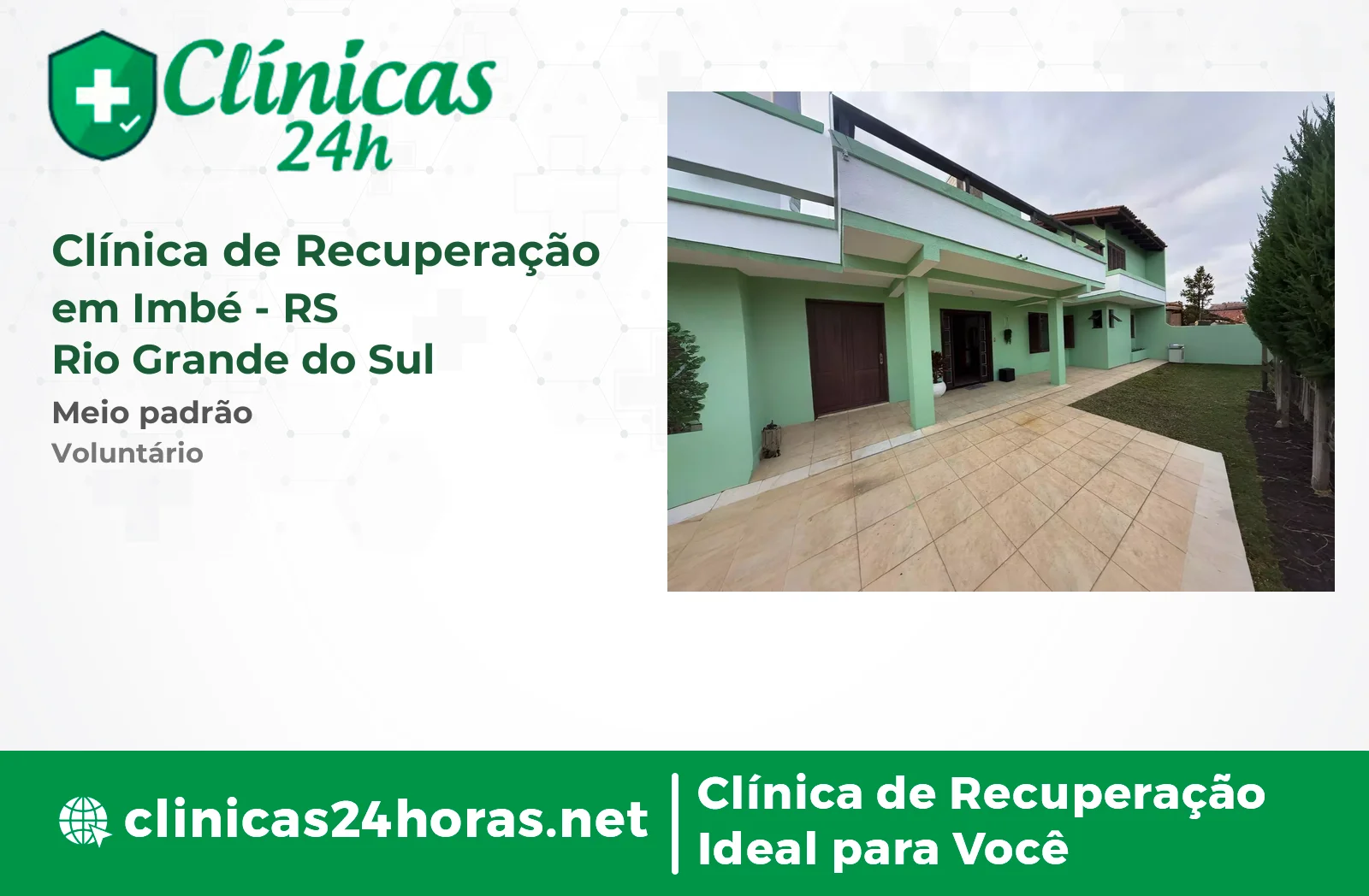 Clínica de Recuperação em Imbé Masculina
