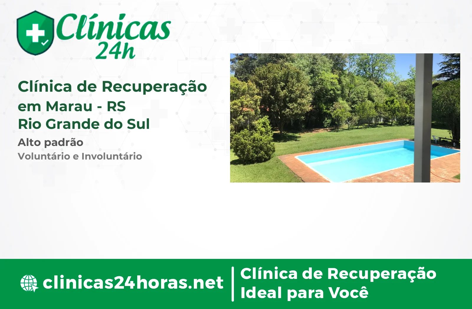 Clínica de Recuperação em Marau Masculina