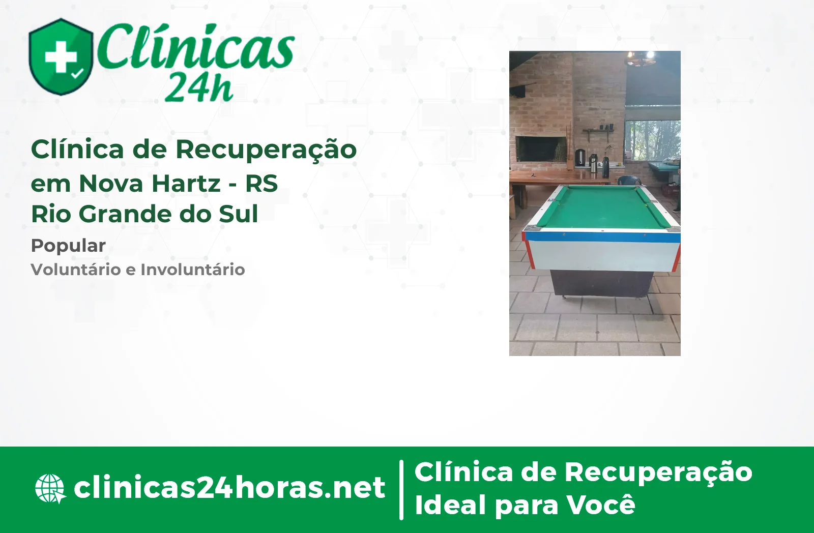 Clínica de Recuperação em Nova Hartz Masculina 4
