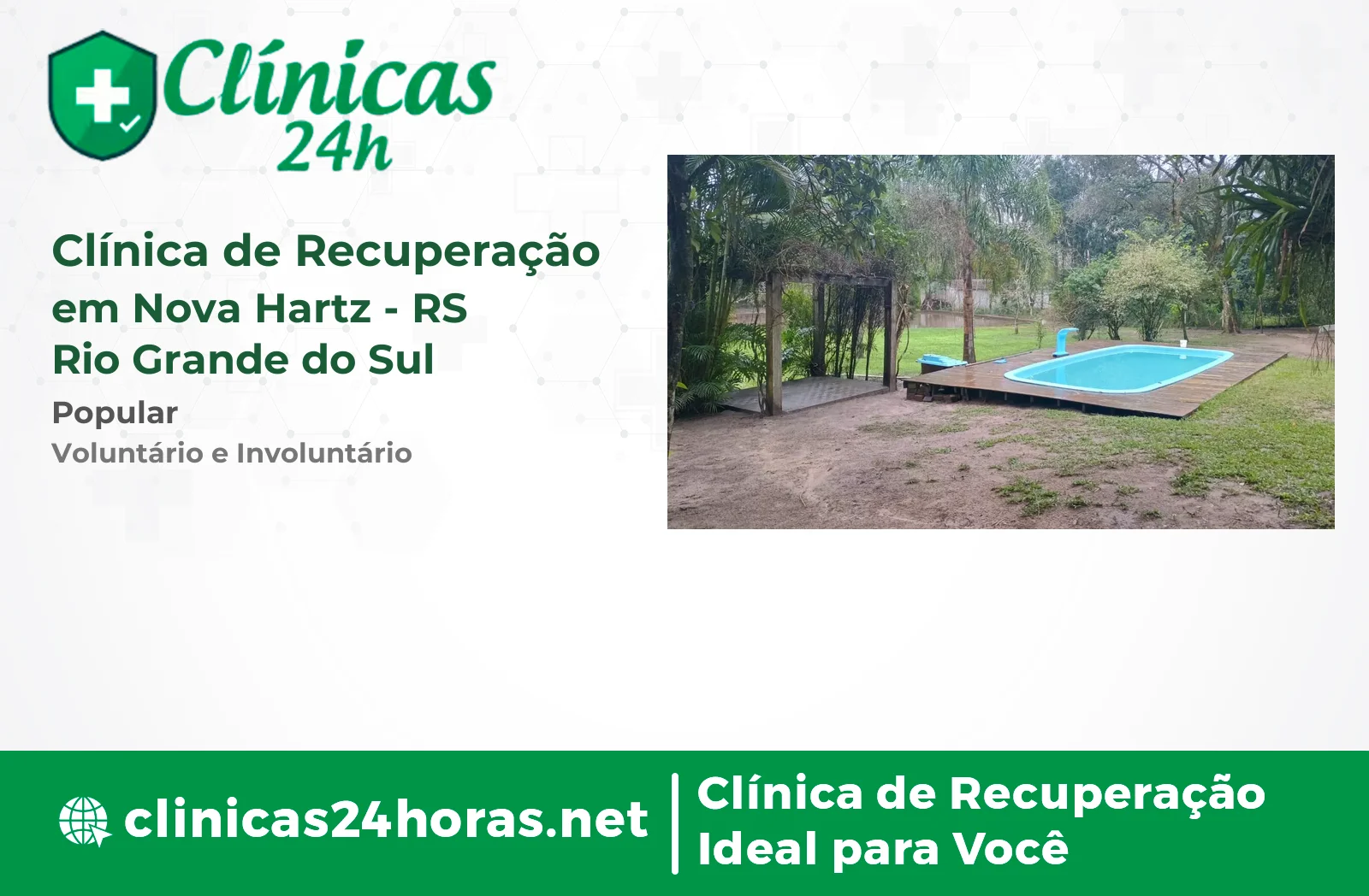 Clínica de Recuperação em Nova Hartz Masculina 2