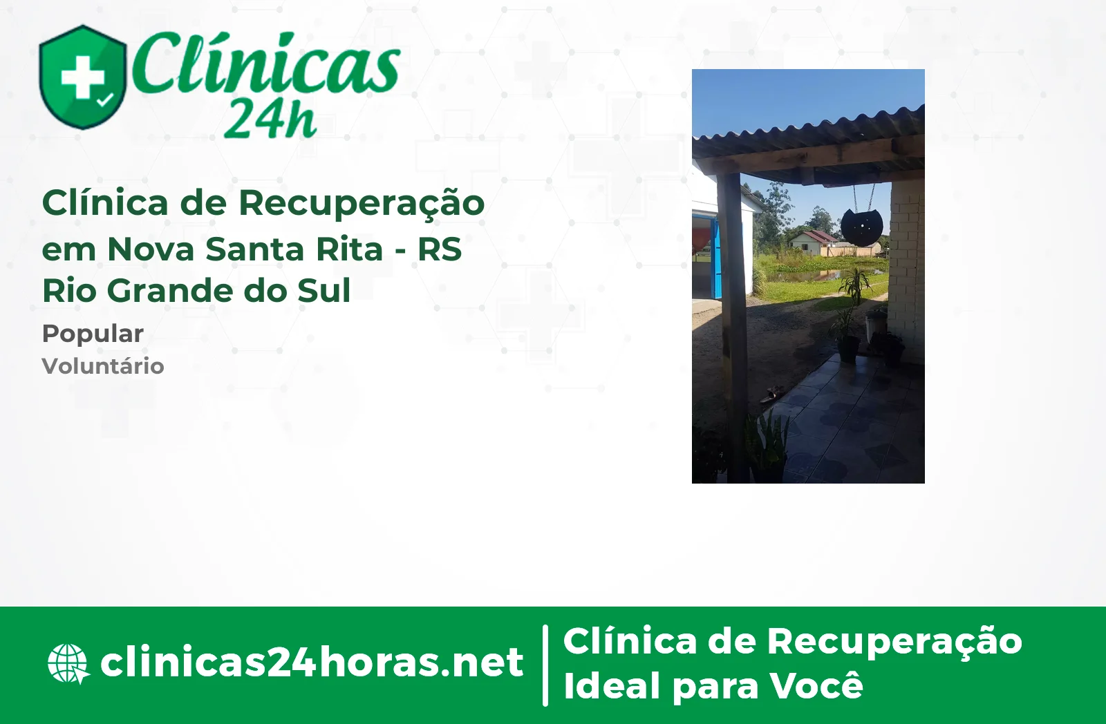 Clínica de Recuperação em Nova Santa Rita Feminina 3