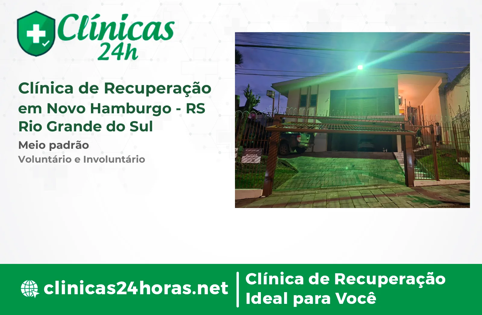 Clínica de Recuperação em Novo Hamburgo Masculina