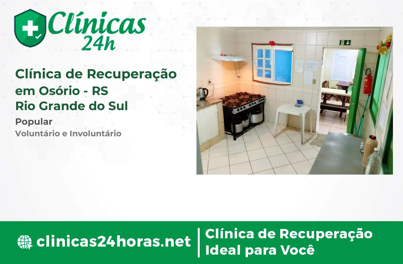 Clínica de Recuperação em Osório Masculina