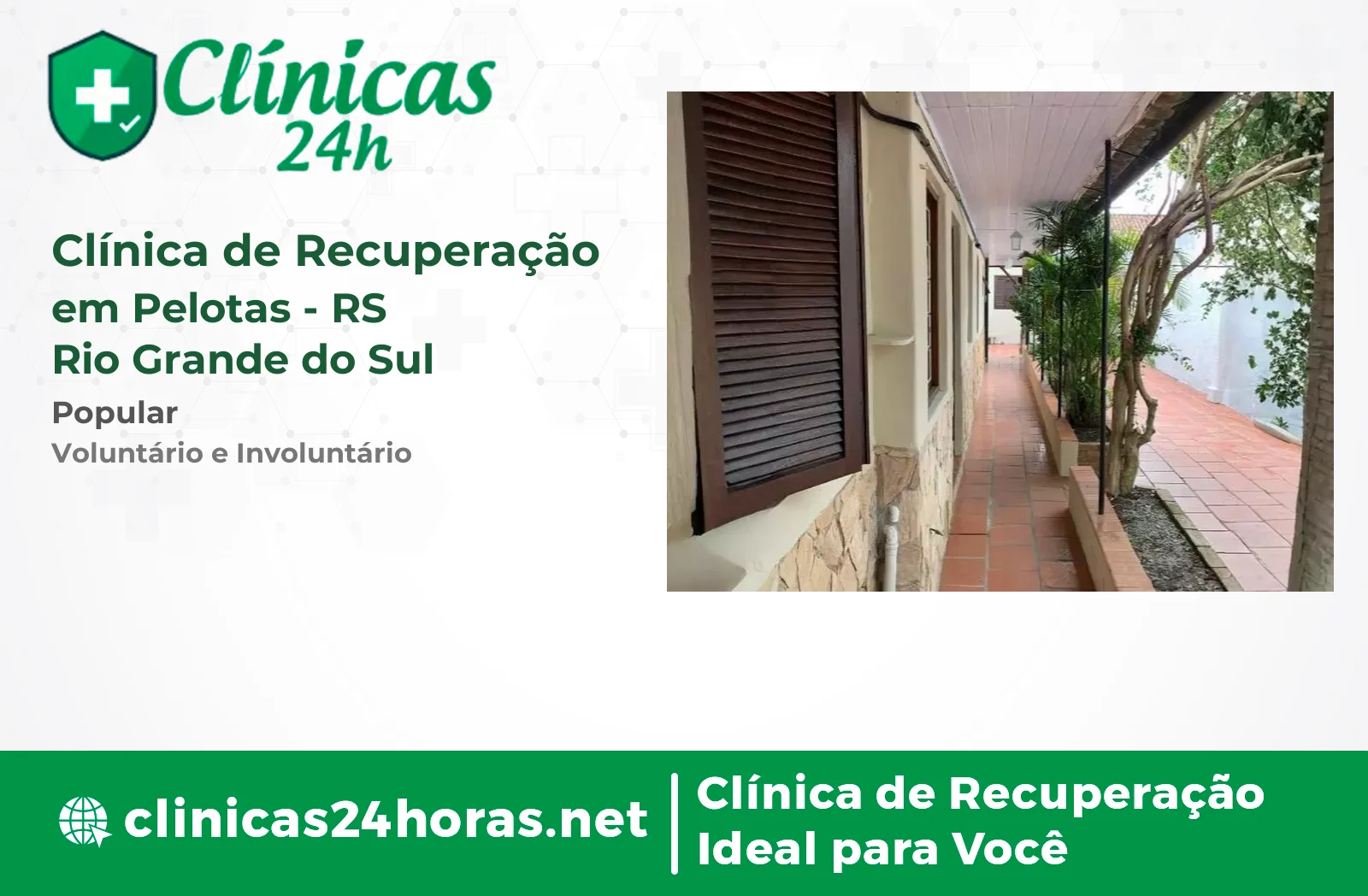 Clínica de Recuperação em Pelotas Feminina