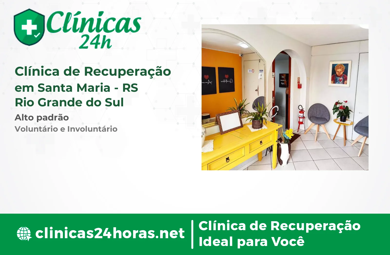 Clínica de Recuperação em Santa Maria Mista
