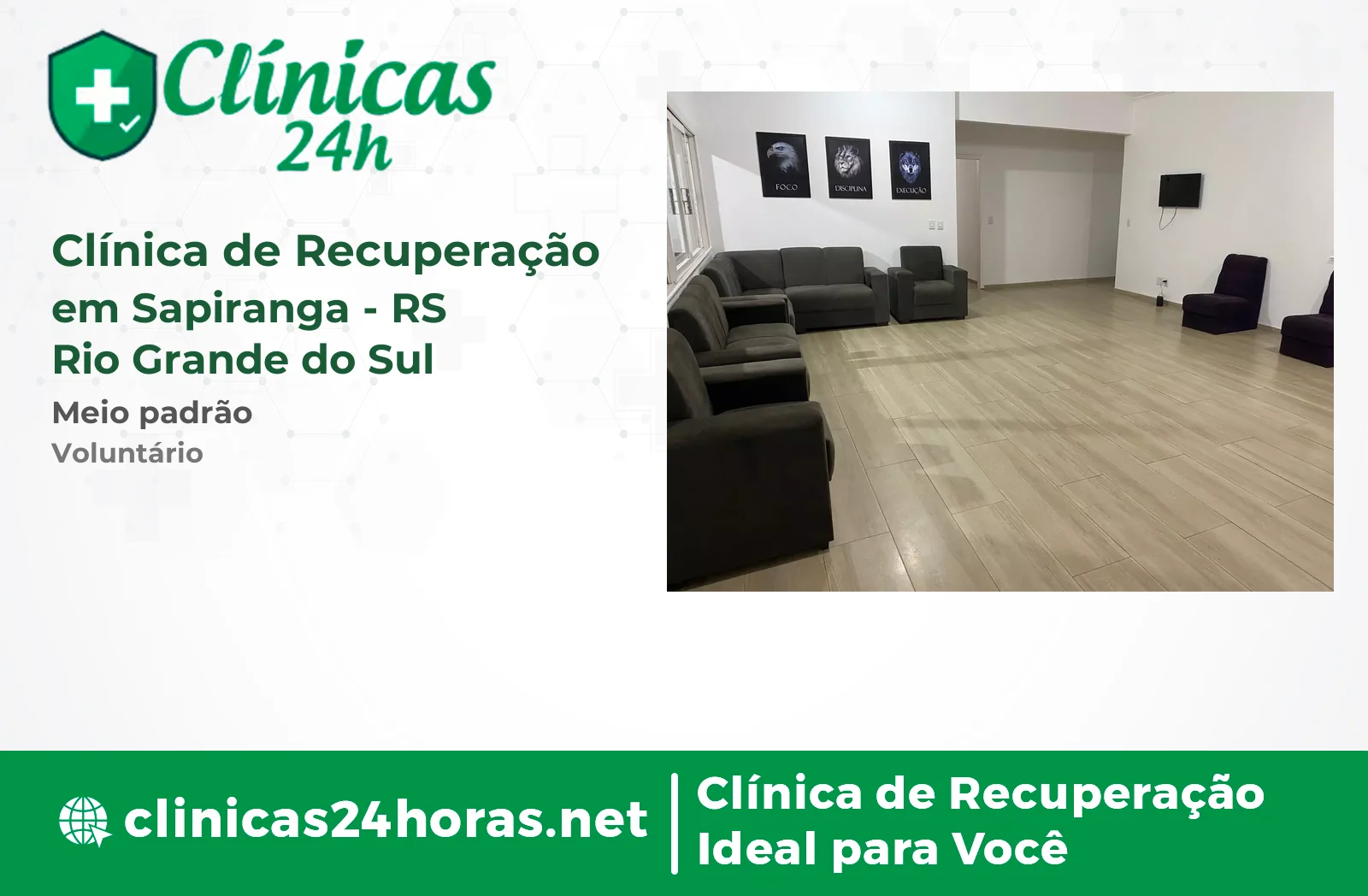Clínica de Recuperação em Sapiranga Masculina-3