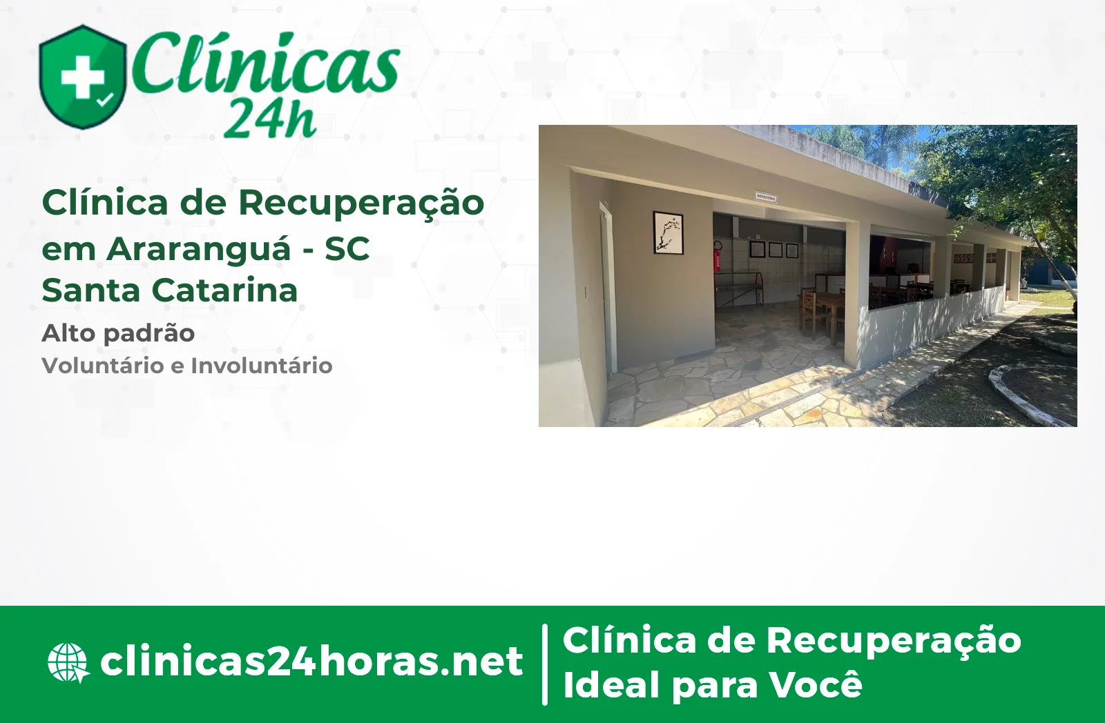 Clínica de Recuperação em Araranguá Masculina