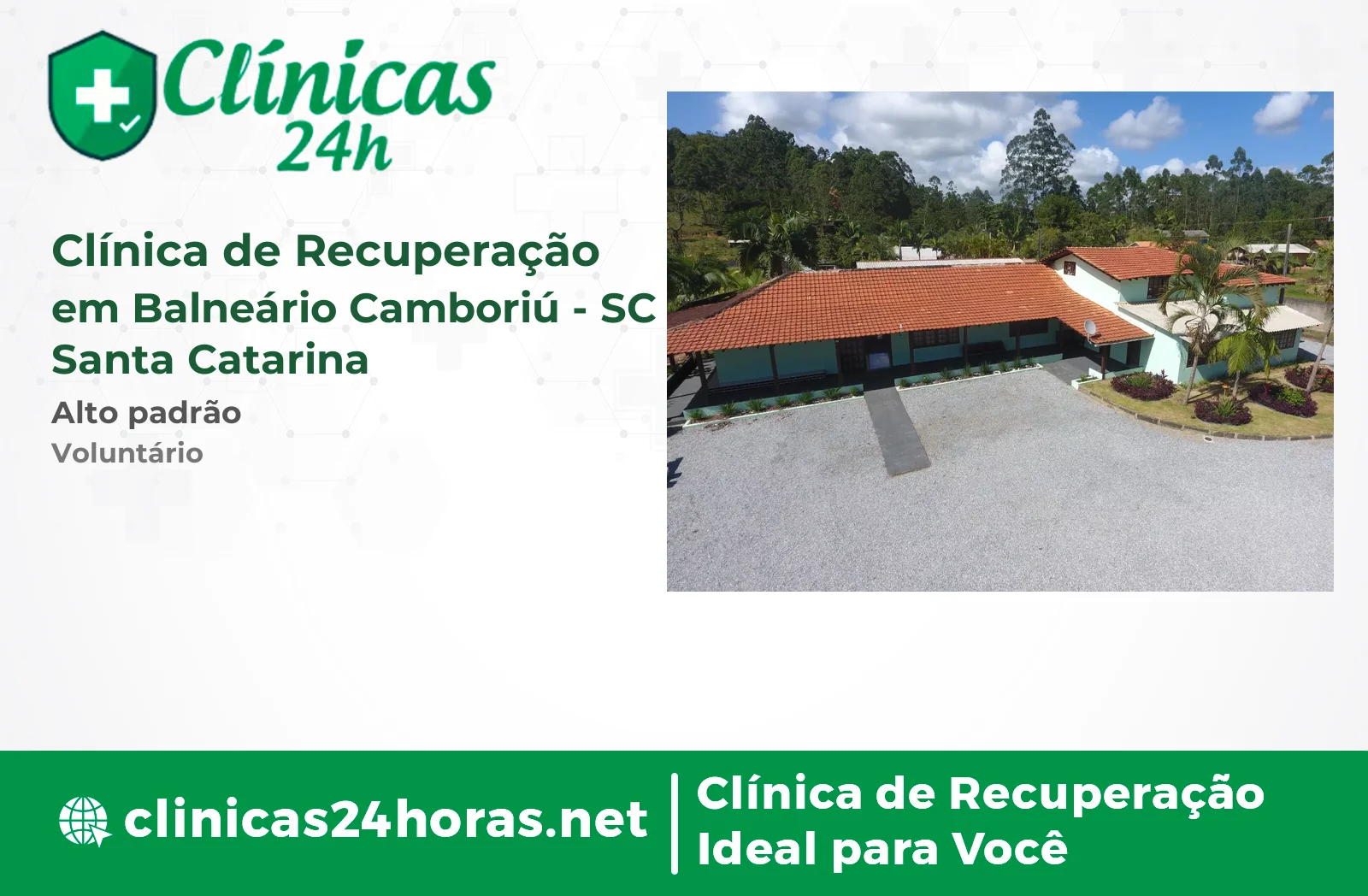 Clínica de Recuperação em Balneário Camboriú Masculina