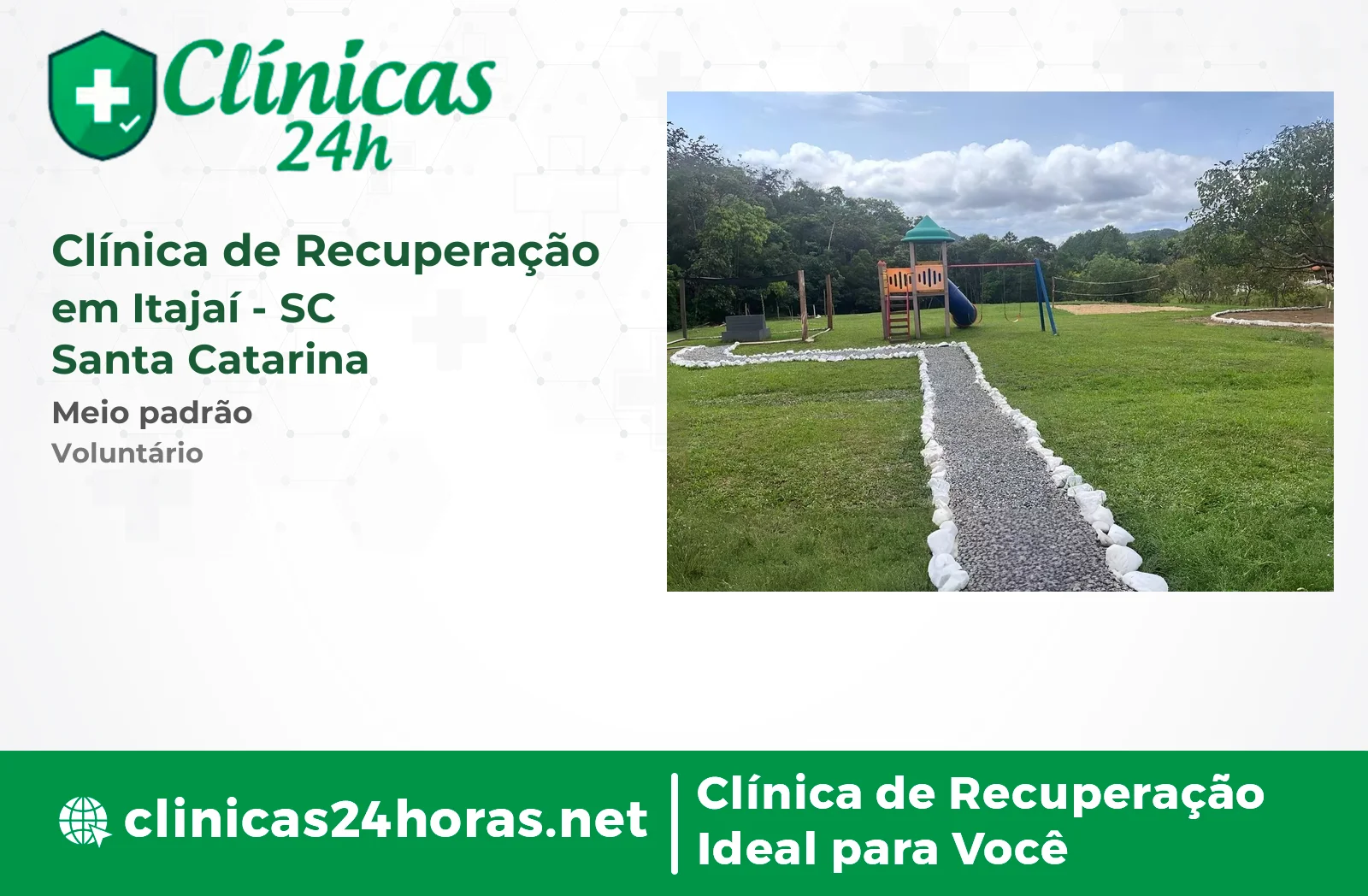 Clínica de Recuperação em Itajaí Masculina