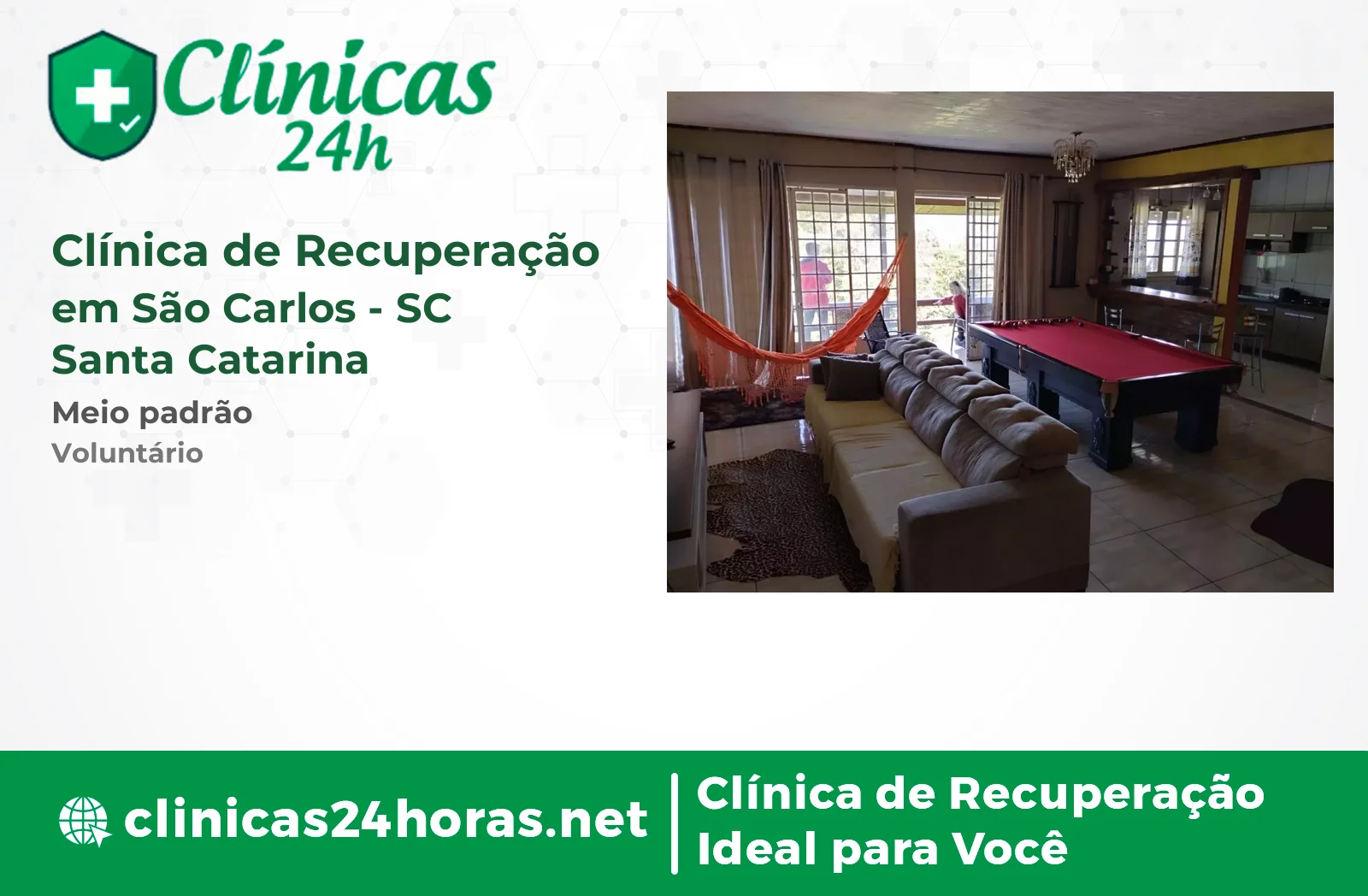 Clínica de Recuperação em São Carlos Masculina 2