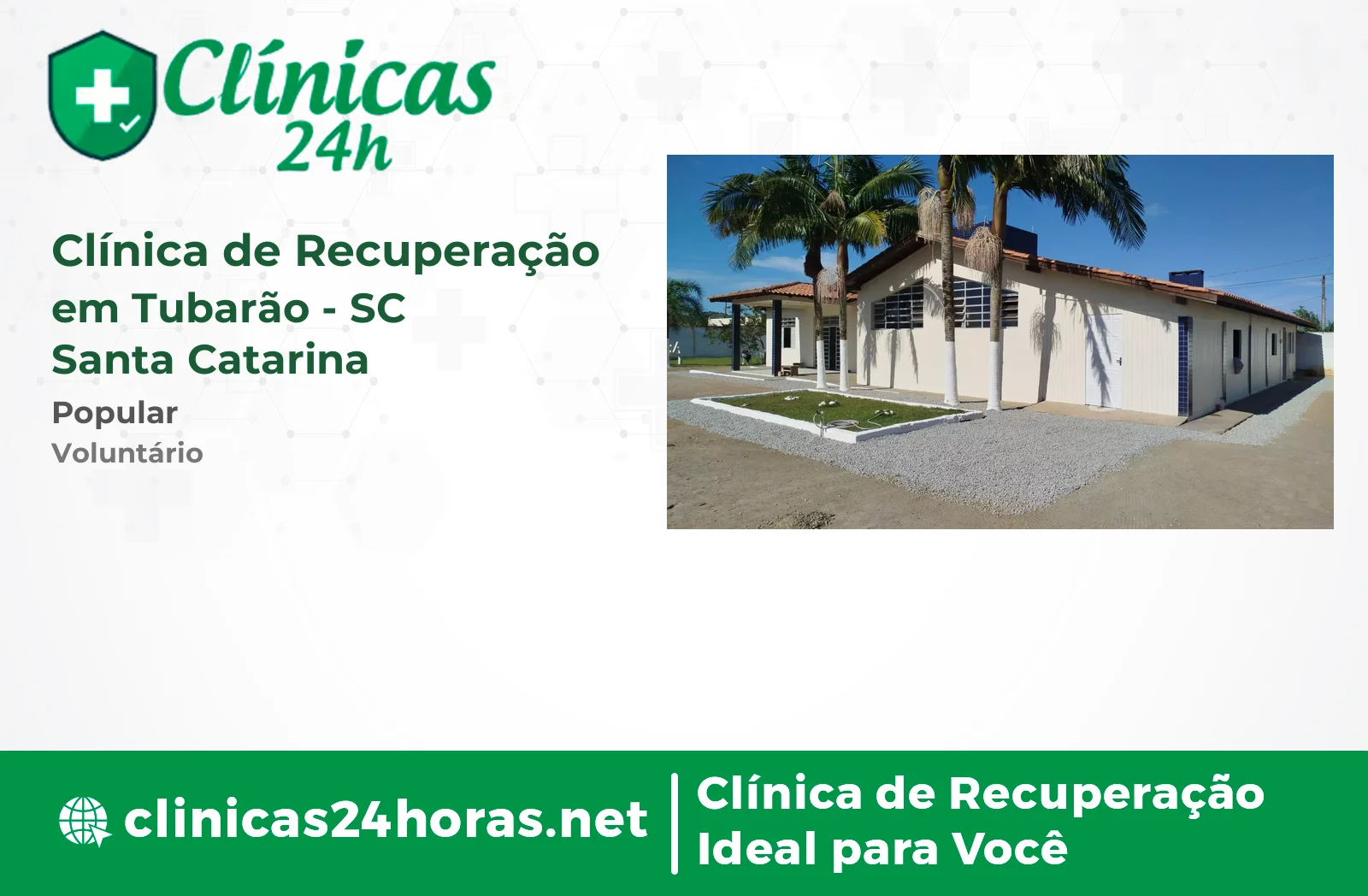 Clínica de Recuperação em Tubarão Feminina 2