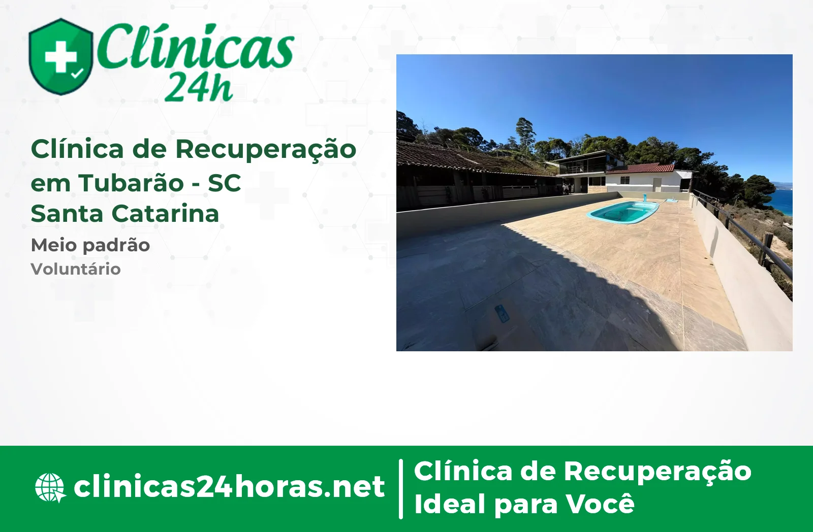 Clínica de Recuperação em Tubarão Masculina