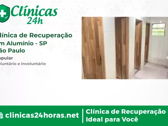 Clínica de Recuperação em Alumínio Masculina