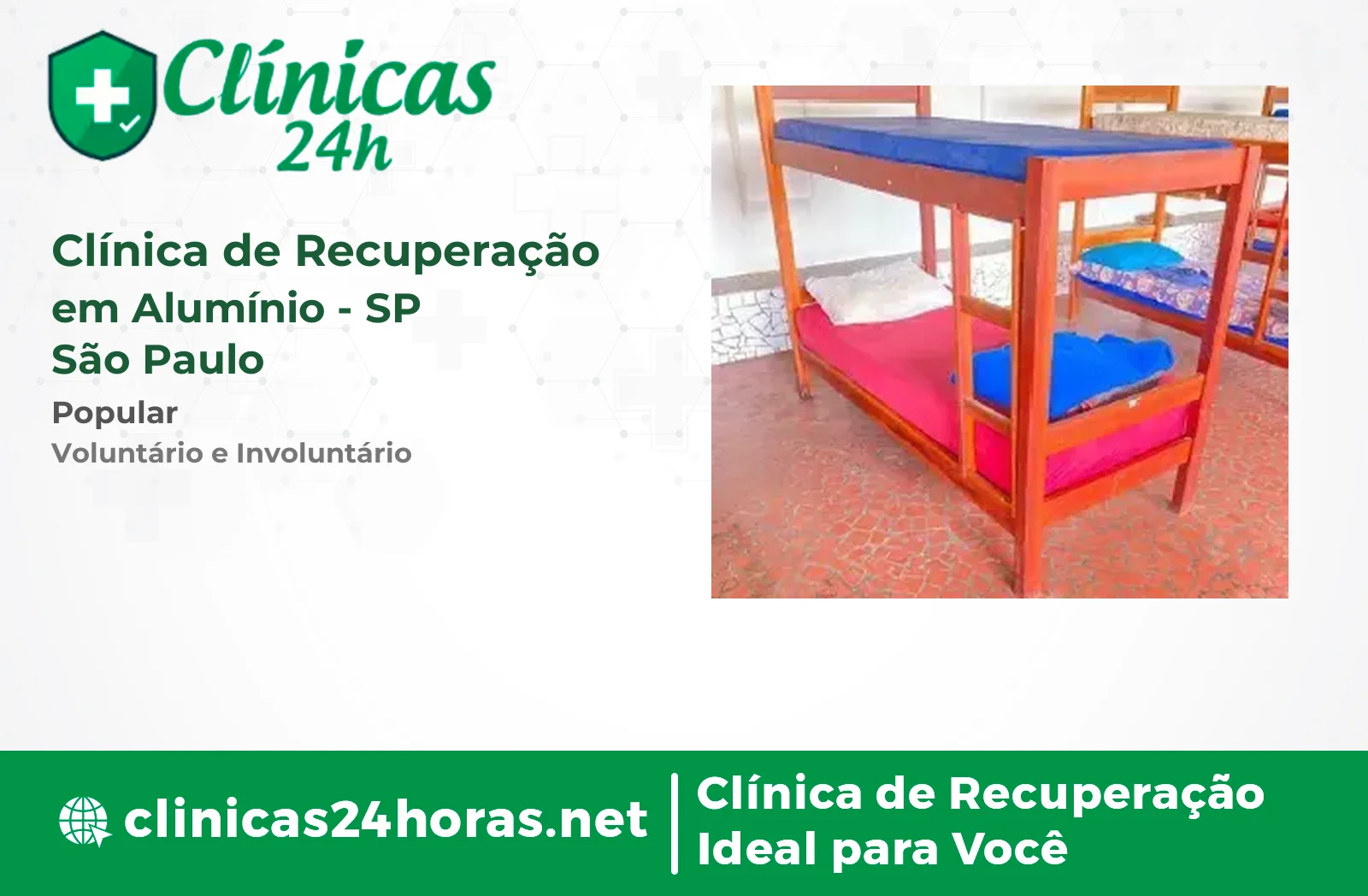 Clínica de Recuperação em Alumínio Masculina 3