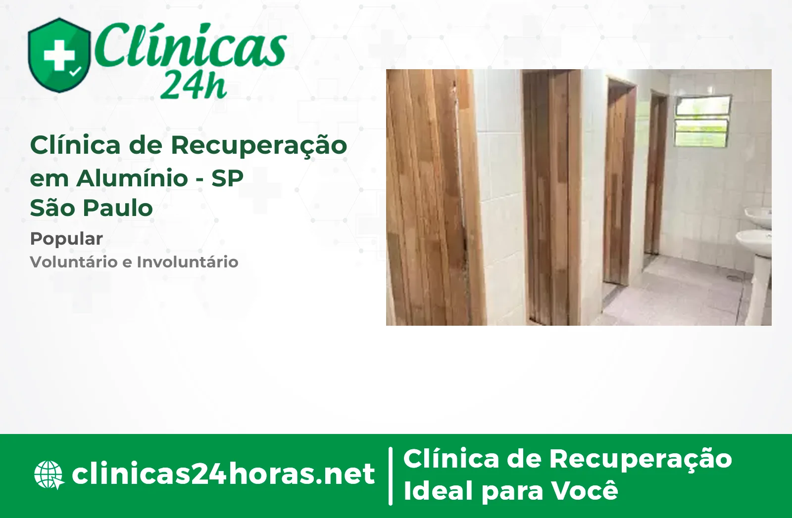 Clínica de Recuperação em Alumínio Masculina 2