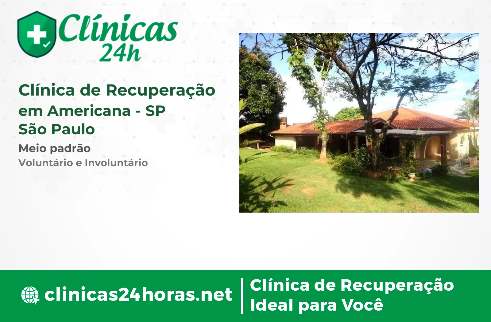 Clínica de Recuperação em Americana Masculina 3