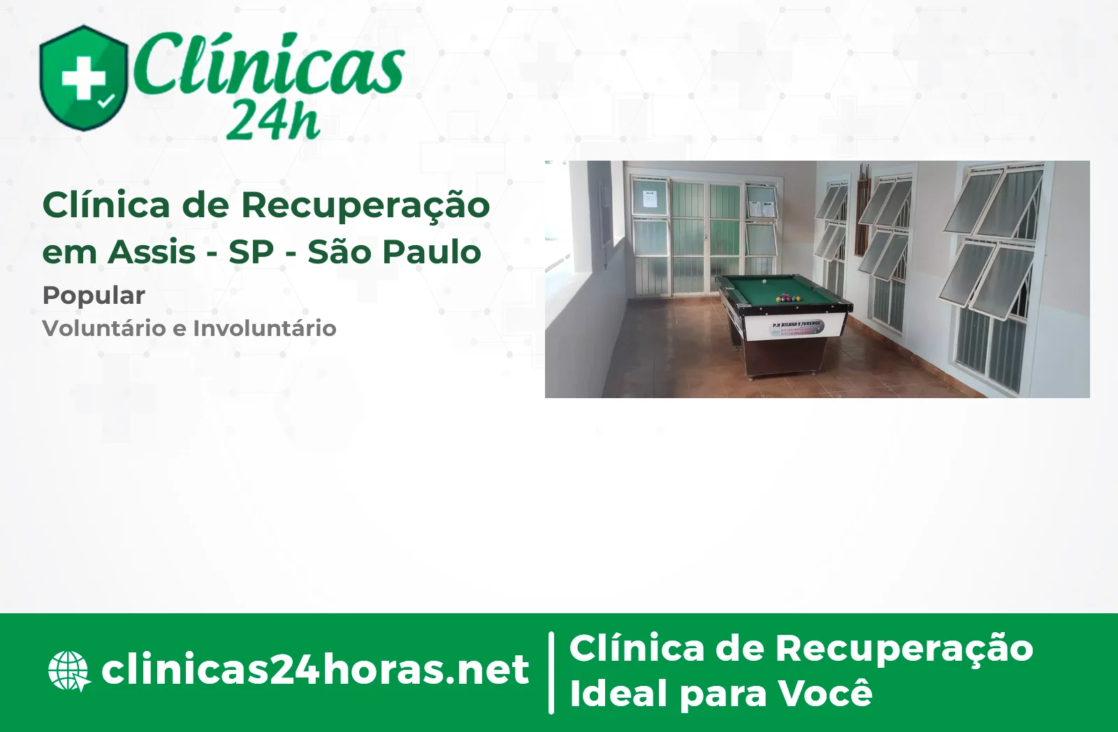 Clínica de Recuperação em Assis Masculina 4