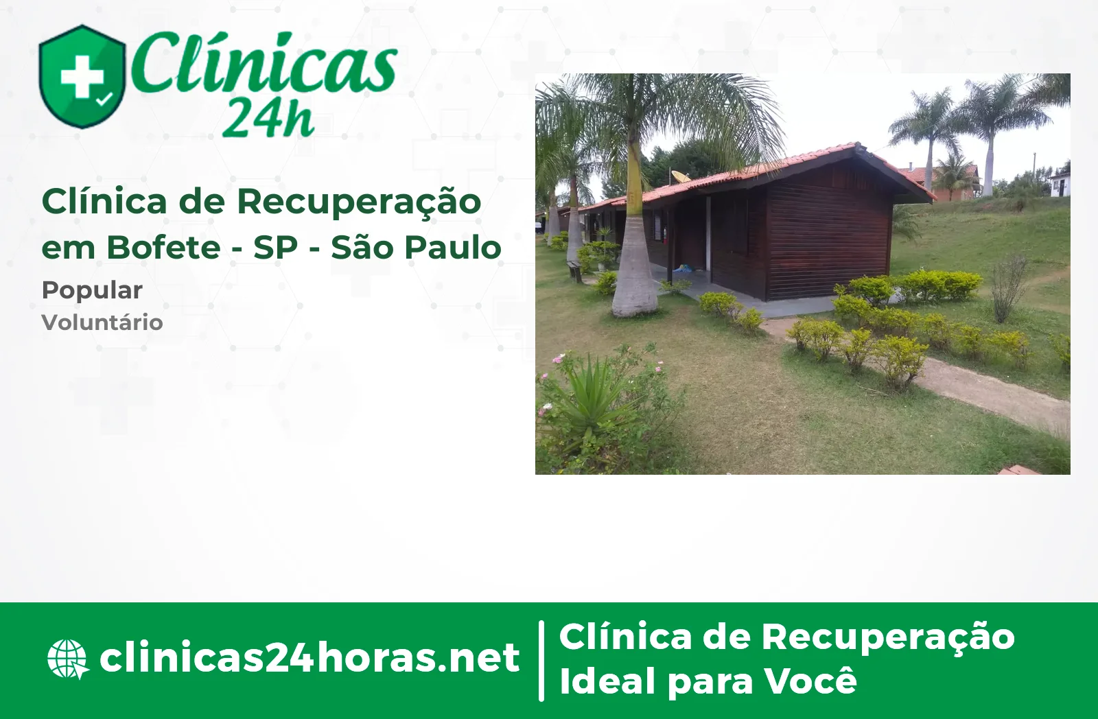 Clínica de Recuperação em Bofete Masculina 4