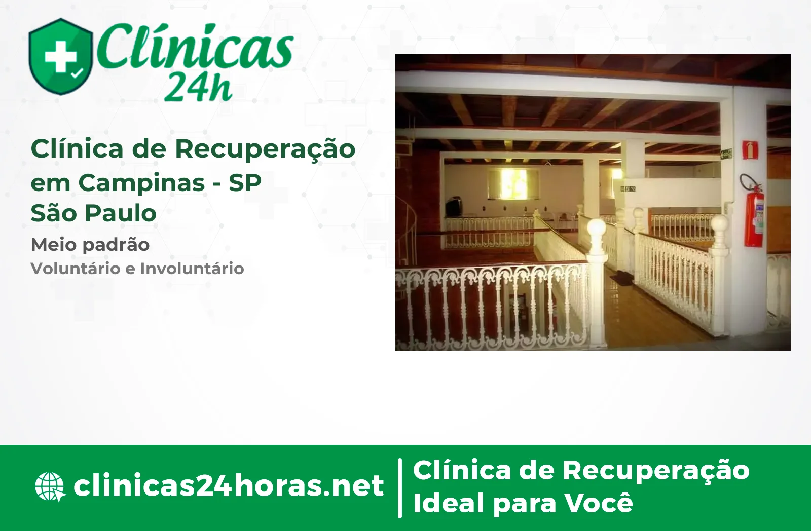 Clínica de Recuperação em Campinas Masculina