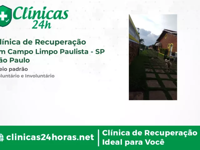 Clínica de Recuperação em Campo Limpo Paulista Masculina