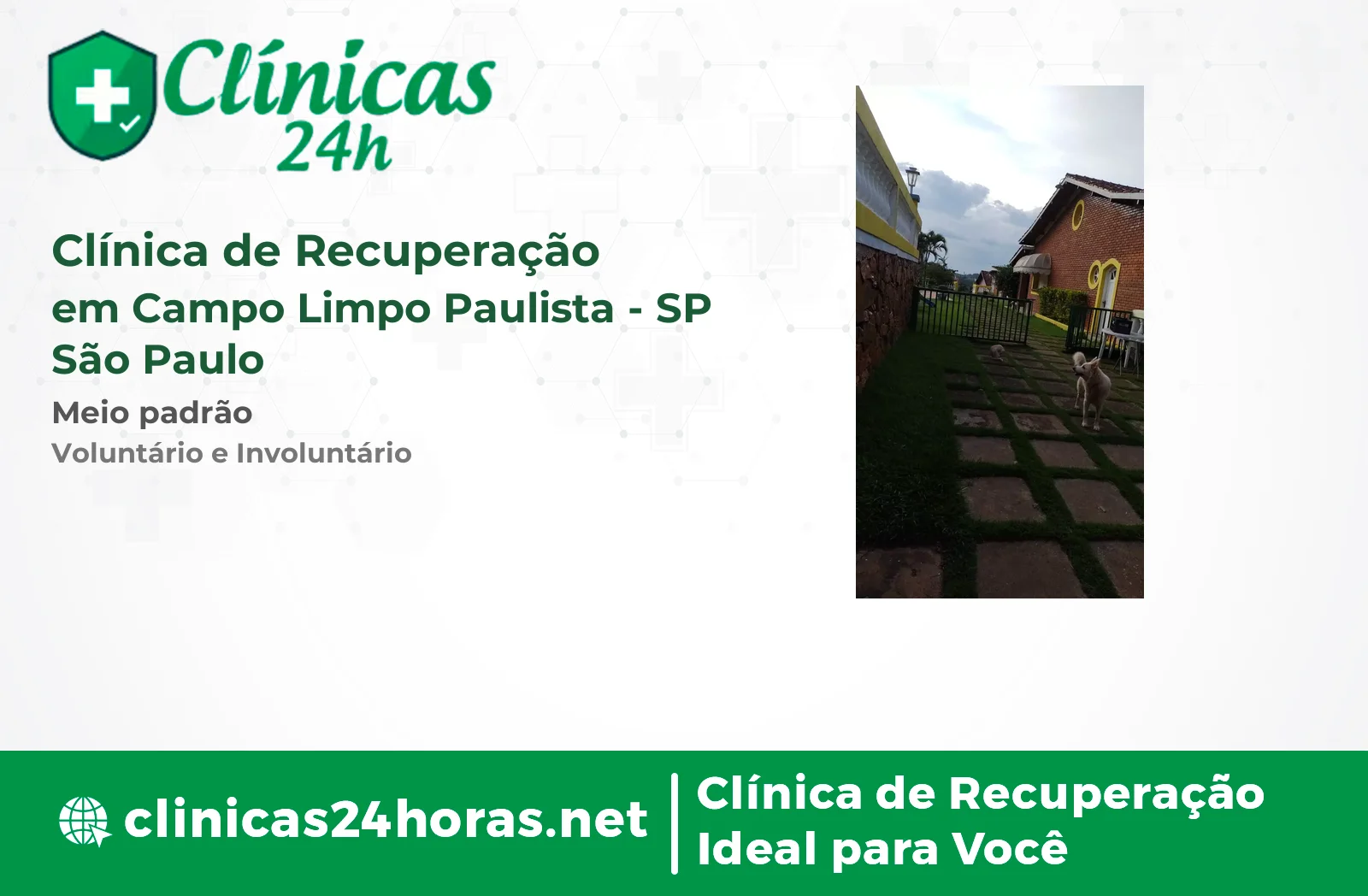 Clínica de Recuperação em Campo Limpo Paulista Masculina