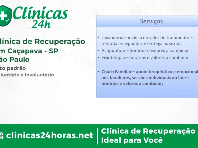 Clínica de Recuperação em Caçapava Feminina
