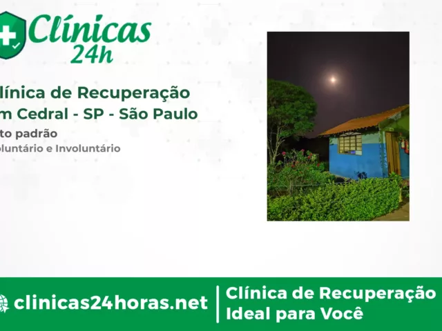 Clínica de Recuperação em Cedral Masculina
