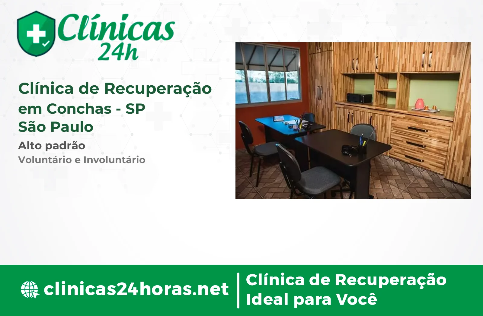 Clínica de Recuperação em Conchas Masculina 2