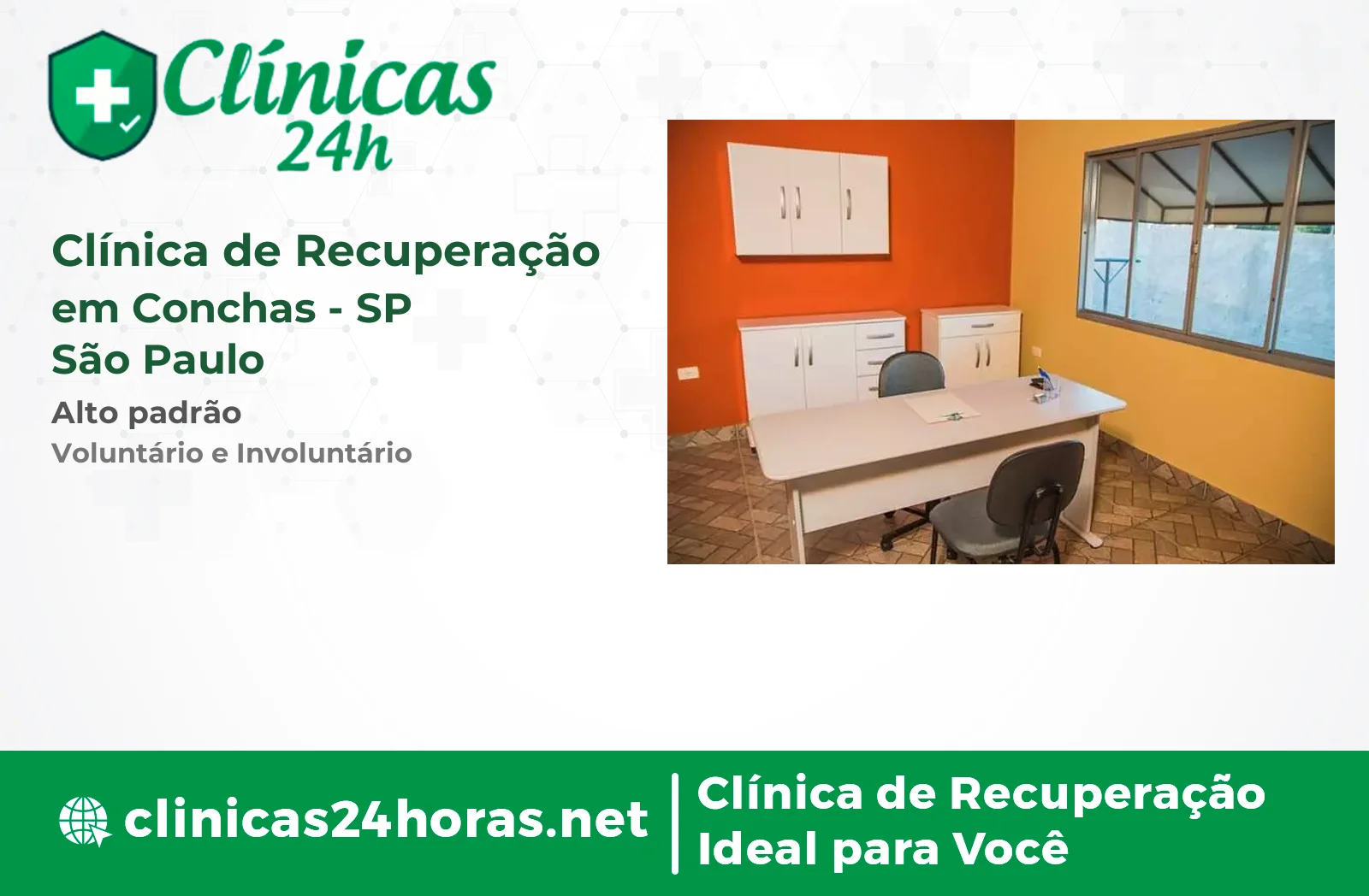 Clínica de Recuperação em Conchas Masculina 4