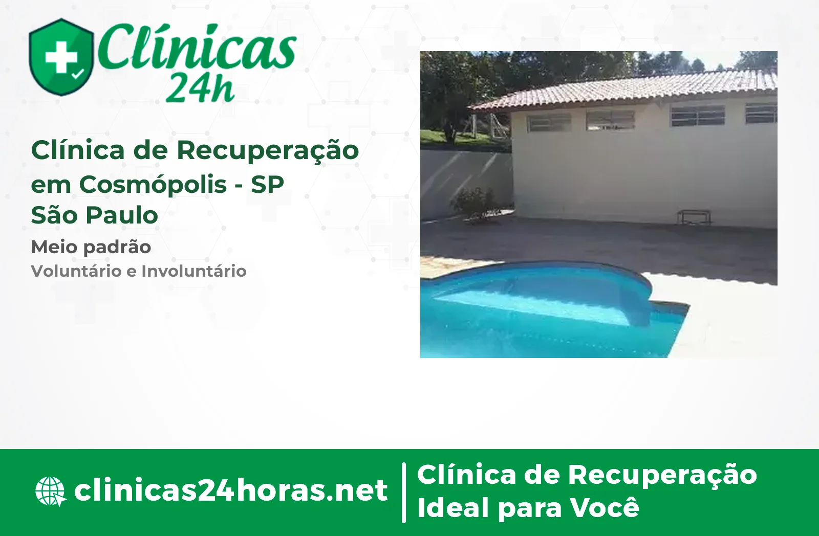 Clínica de Recuperação em Cosmópolis Masculina 2