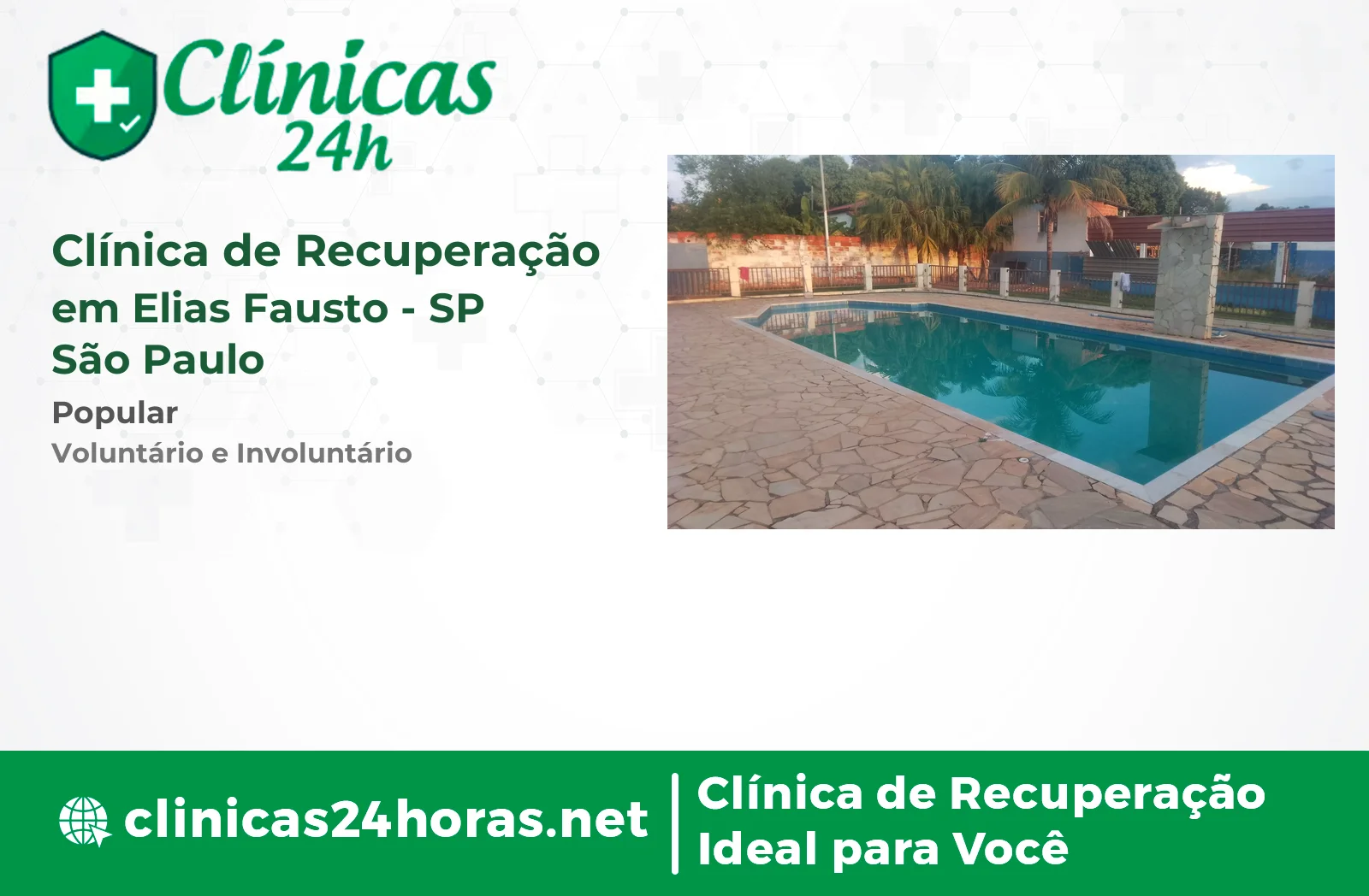 Clínica de Recuperação em Elias Fausto Masculina