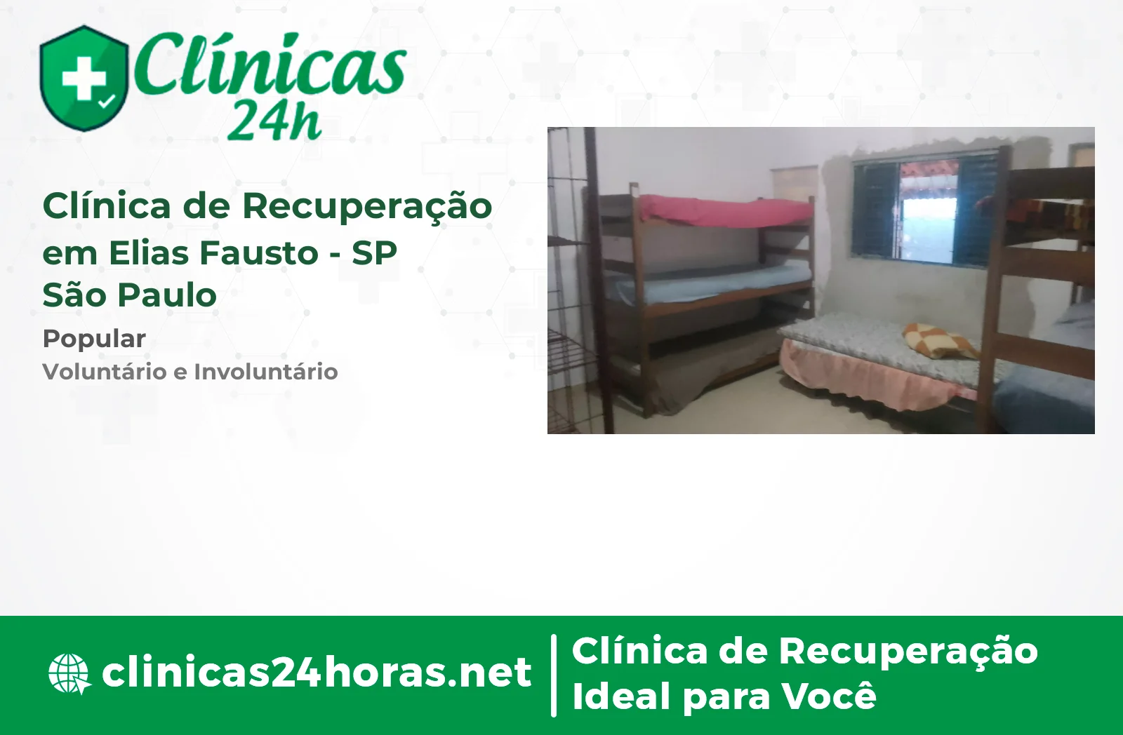 Clínica de Recuperação em Elias Fausto Masculina 3