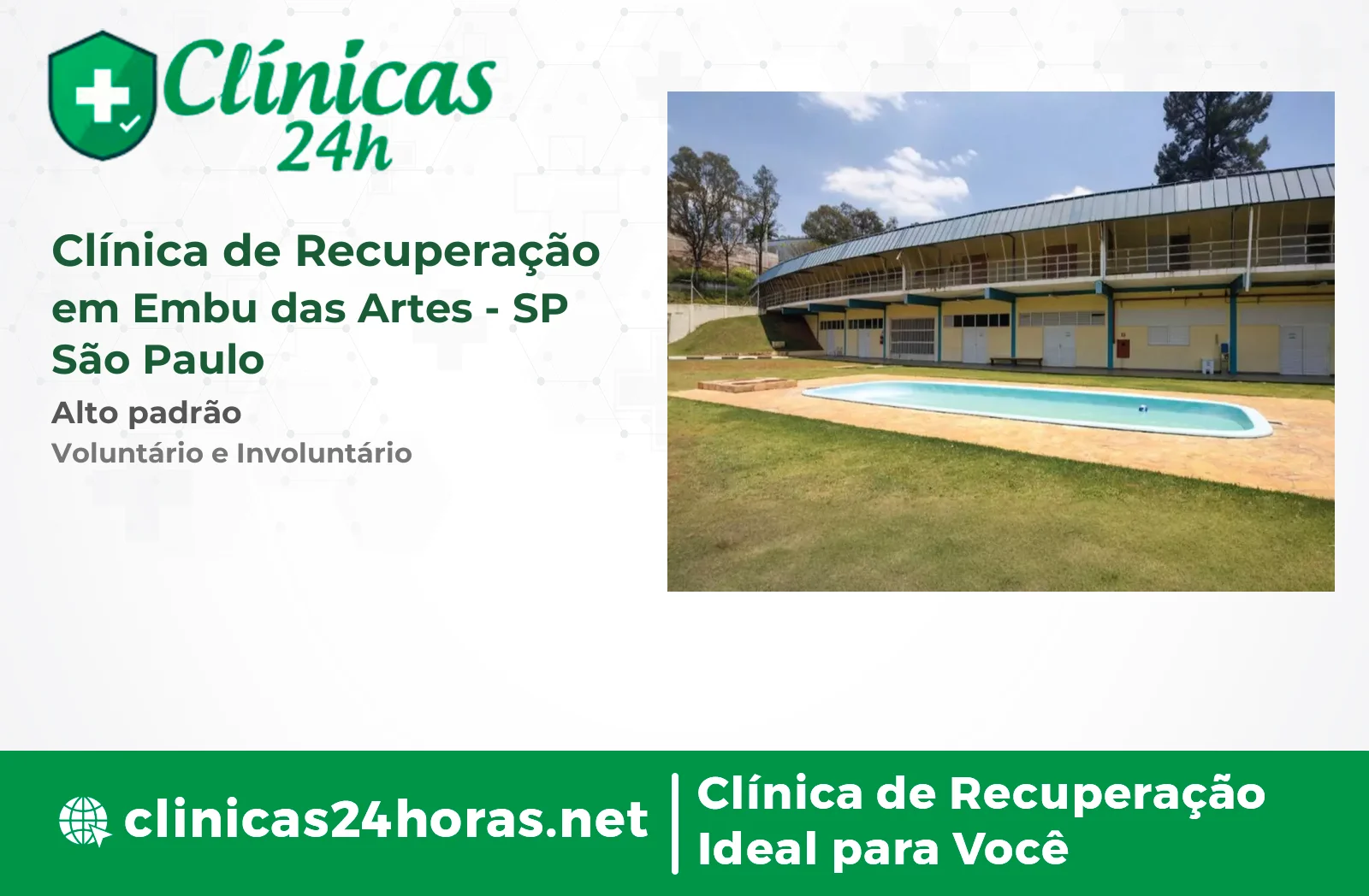 Clínica de Recuperação em Embu das Artes Mista