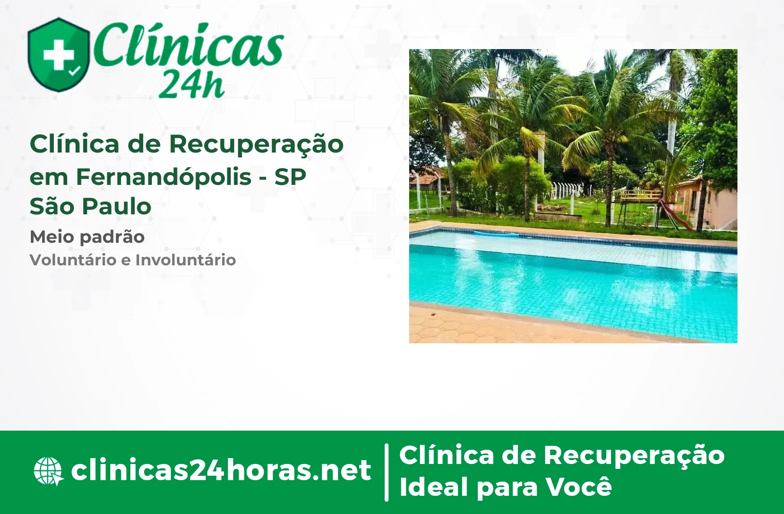 Clínica de Recuperação em Fernandópolis Masculina