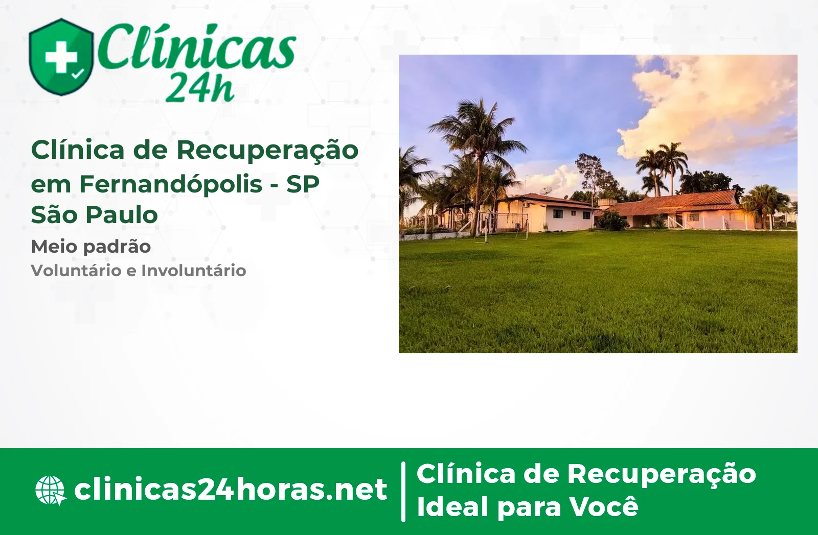 Clínica de Recuperação em Fernandópolis Masculina 4