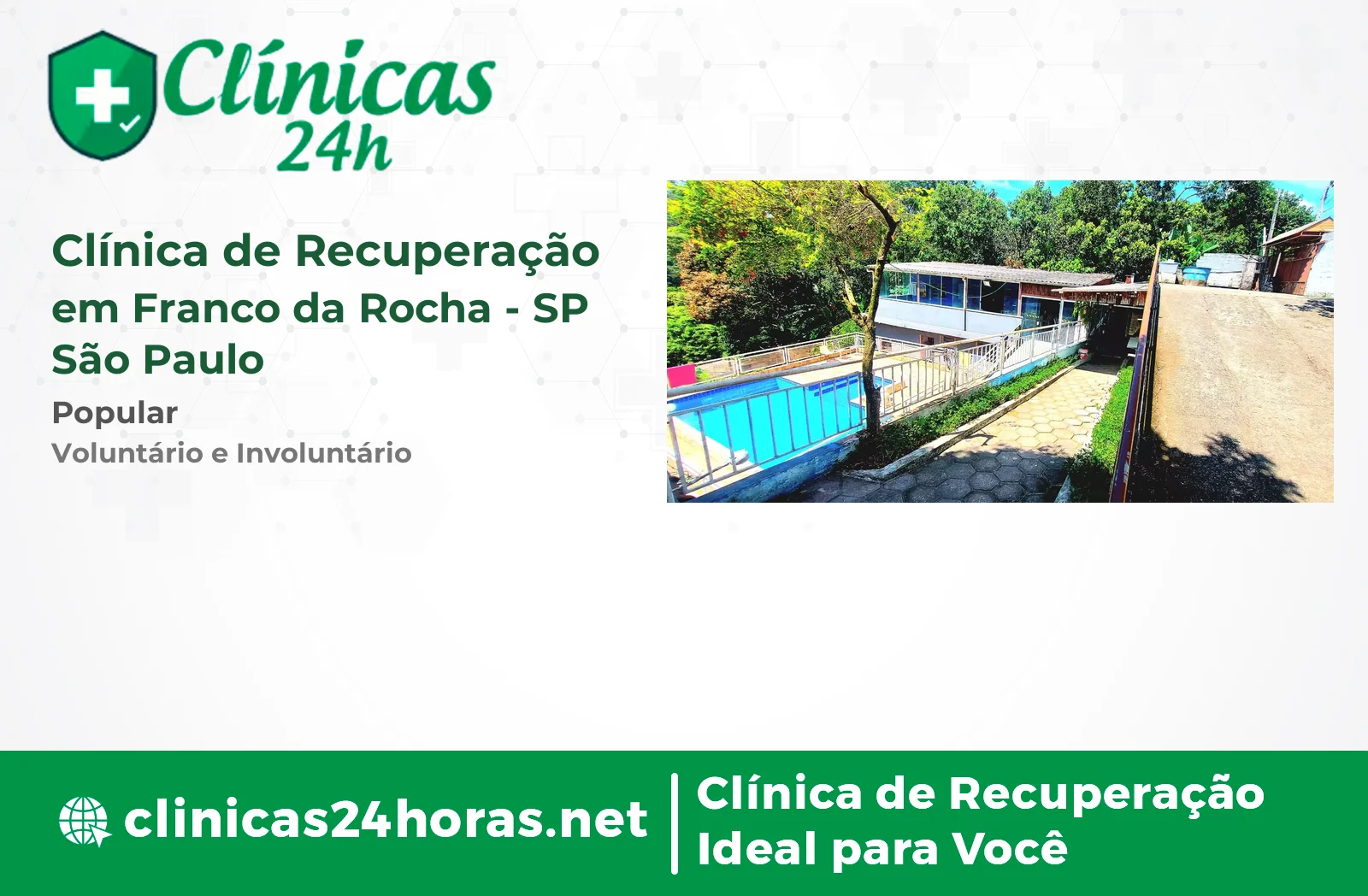 Clínica de Recuperação em Franco da Rocha Masculina