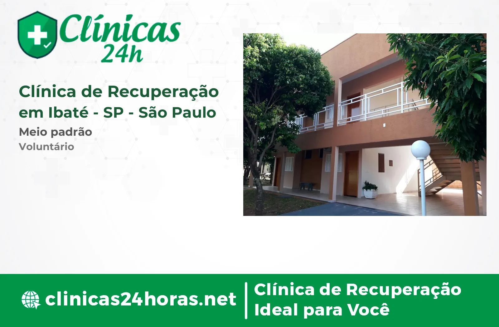 Clínica de Recuperação em Ibaté Masculina