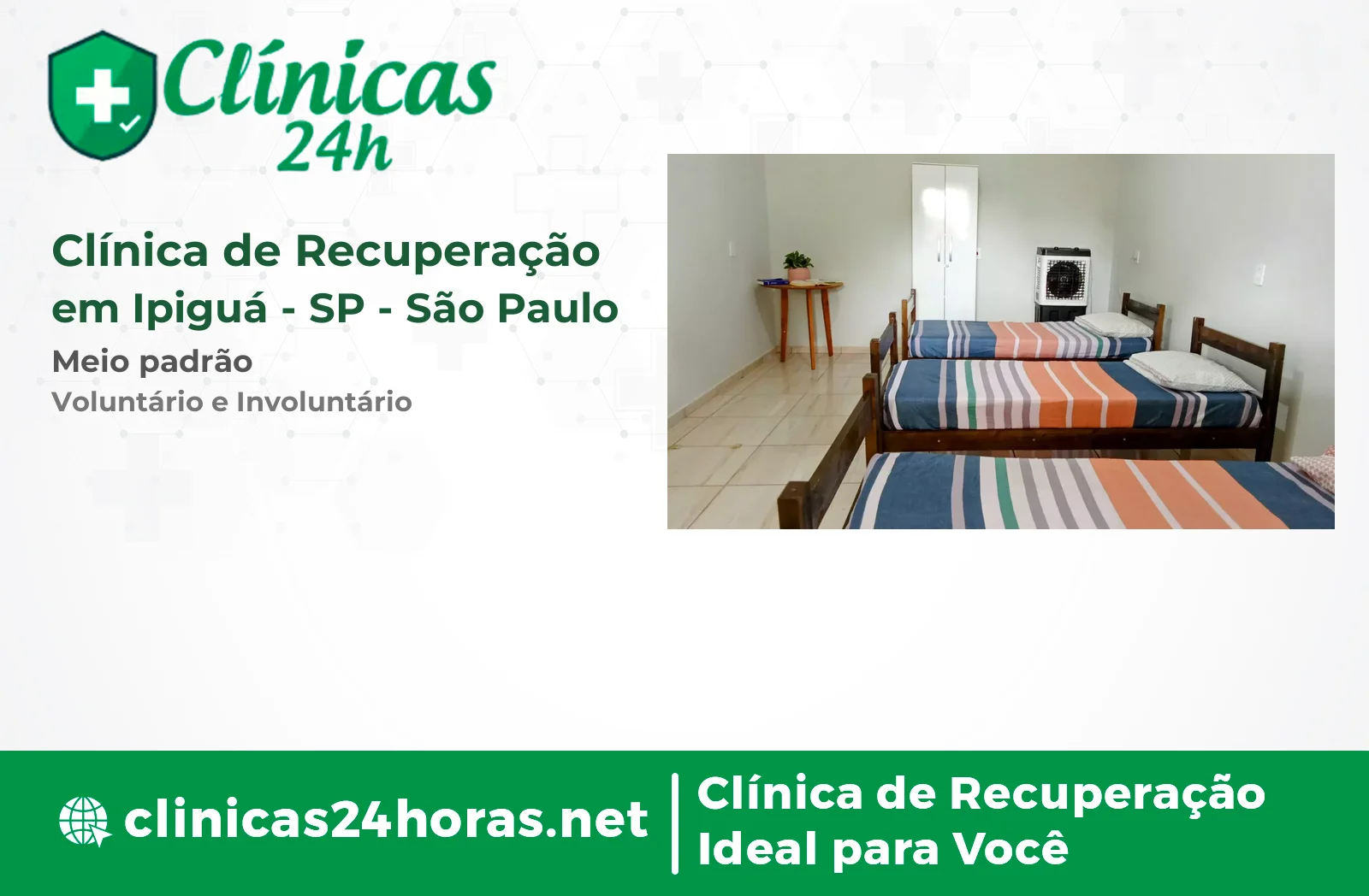 Clínica de Recuperação em Ipiguá Masculina