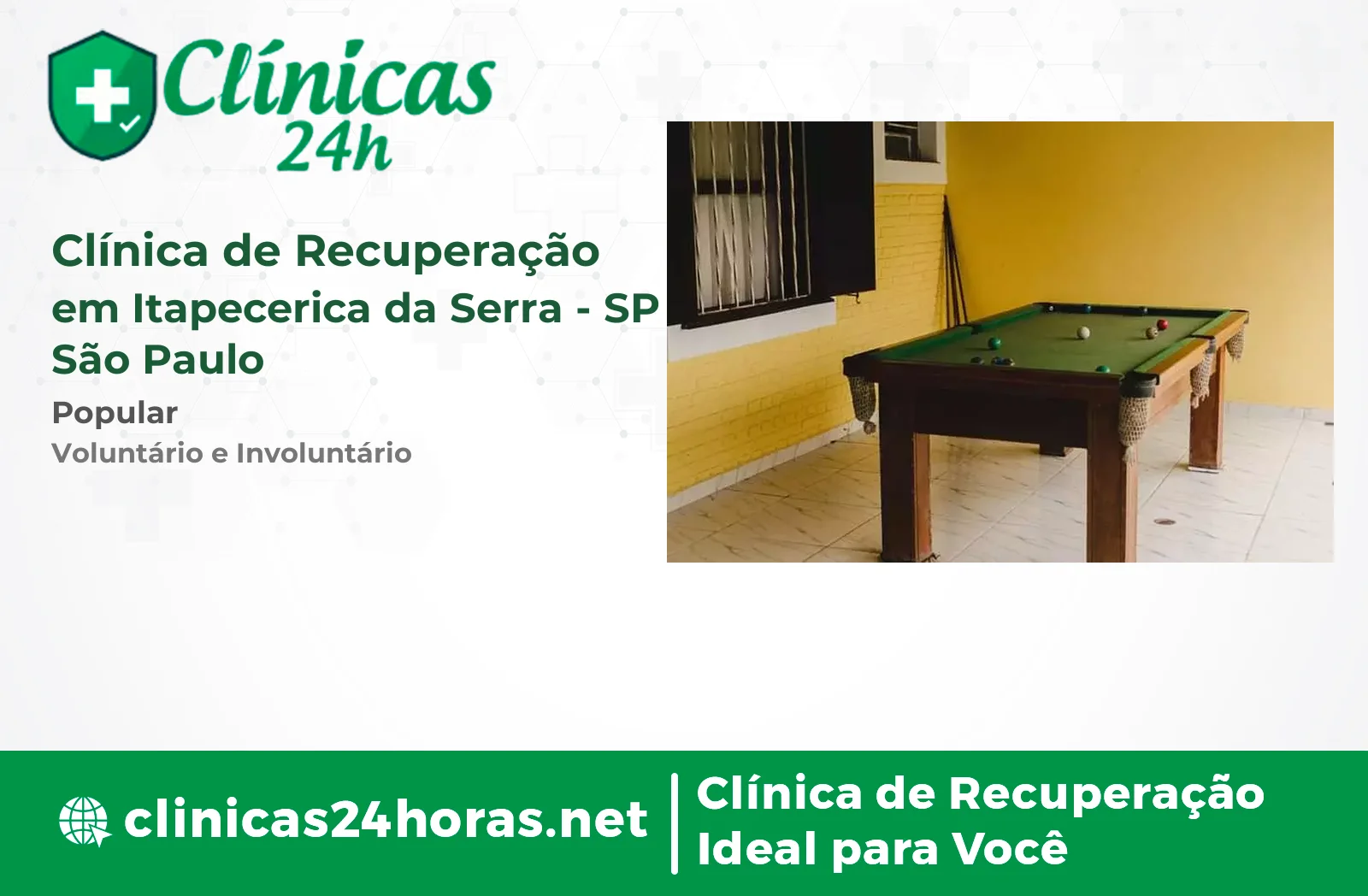 Clínica de Recuperação em Itapecerica da Serra Masculina 4