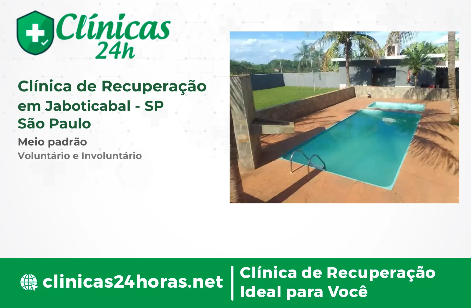 Clínica de Recuperação em Jaboticabal Masculina