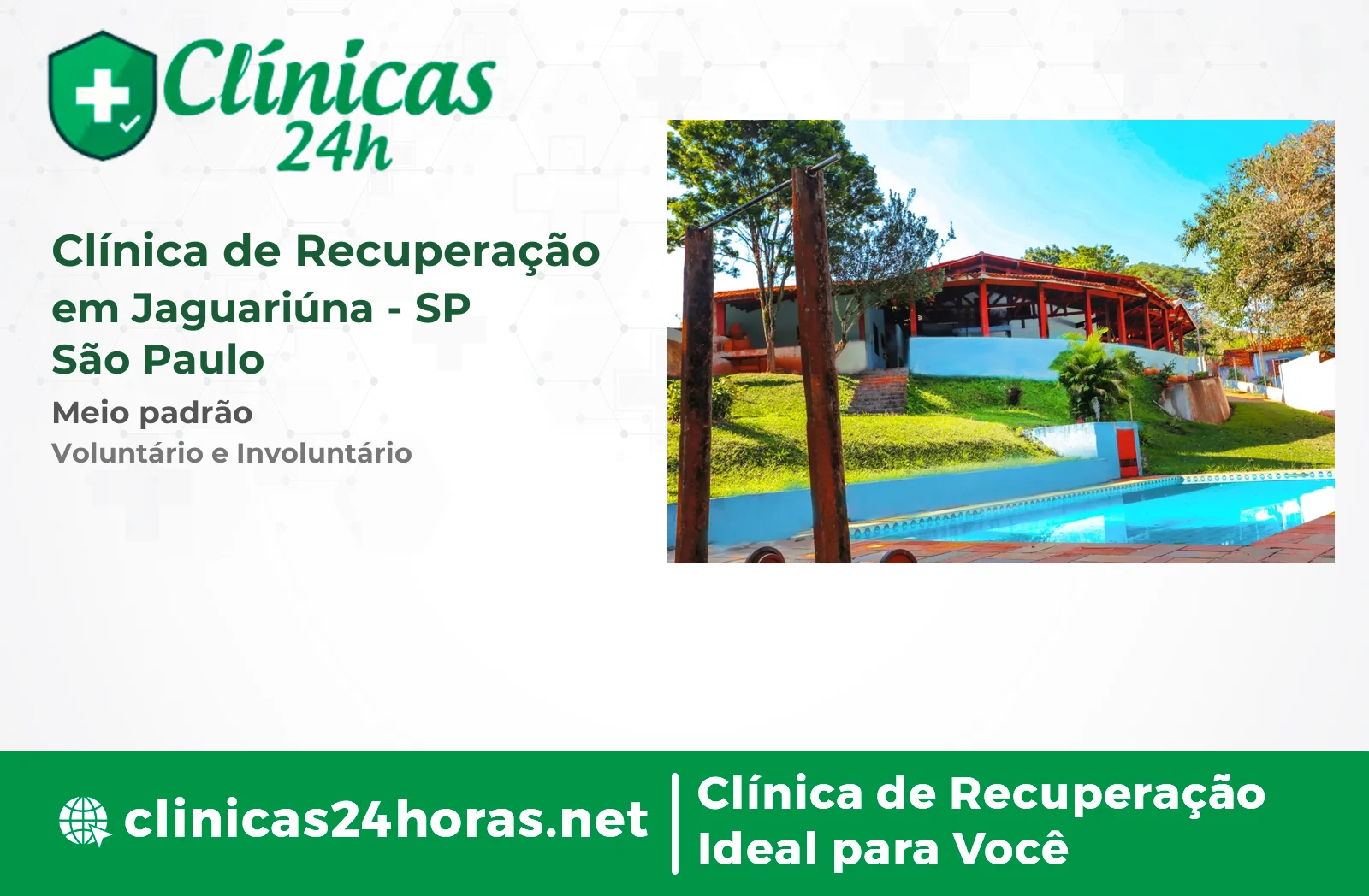 Clínica de Recuperação em Jaguariúna Masculina
