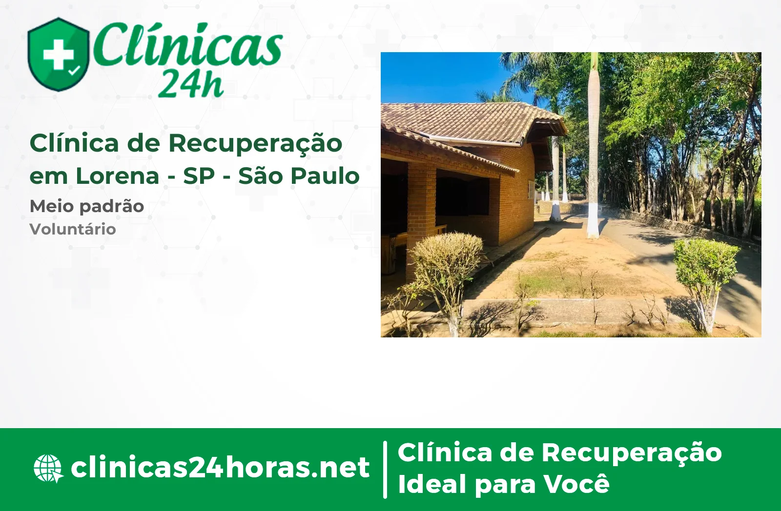 Clínica de Recuperação em Lorena Masculina 2