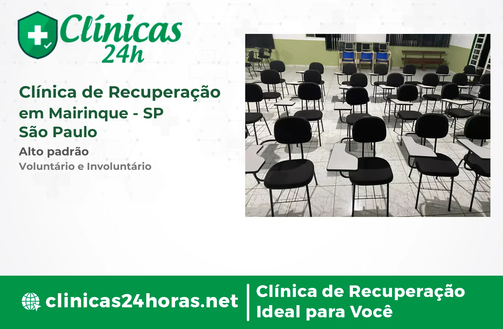 Clínica de Recuperação em Mairinque Mista