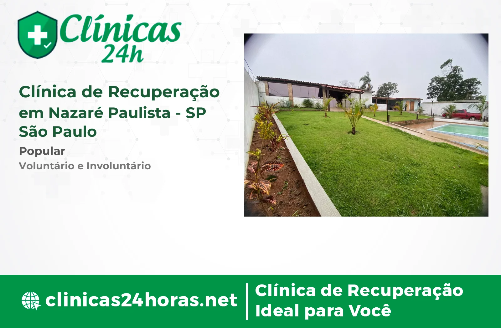 Clínica de Recuperação em Nazaré Paulista Masculina 2
