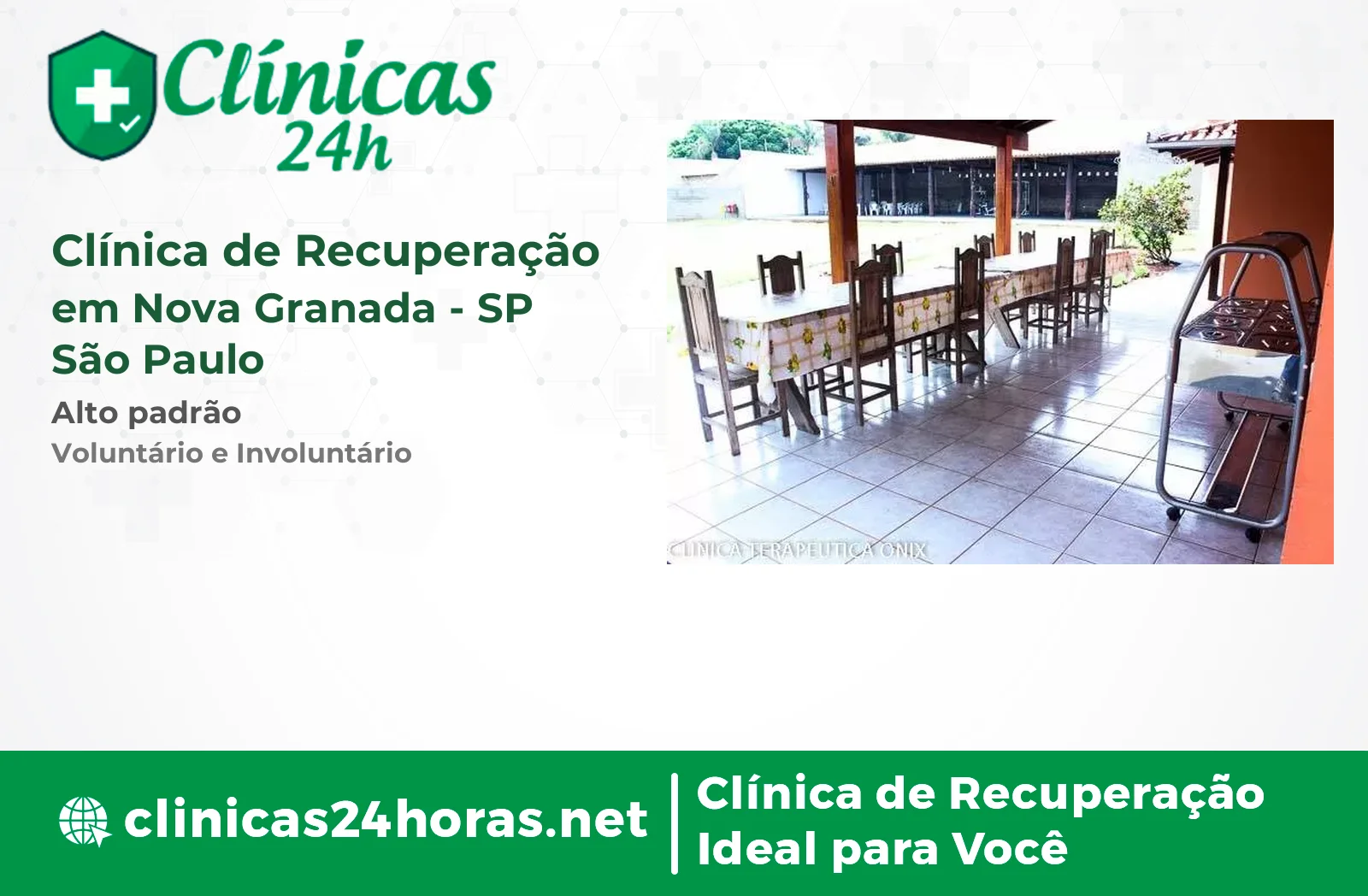 Clínica de Recuperação em Nova Granada Masculina