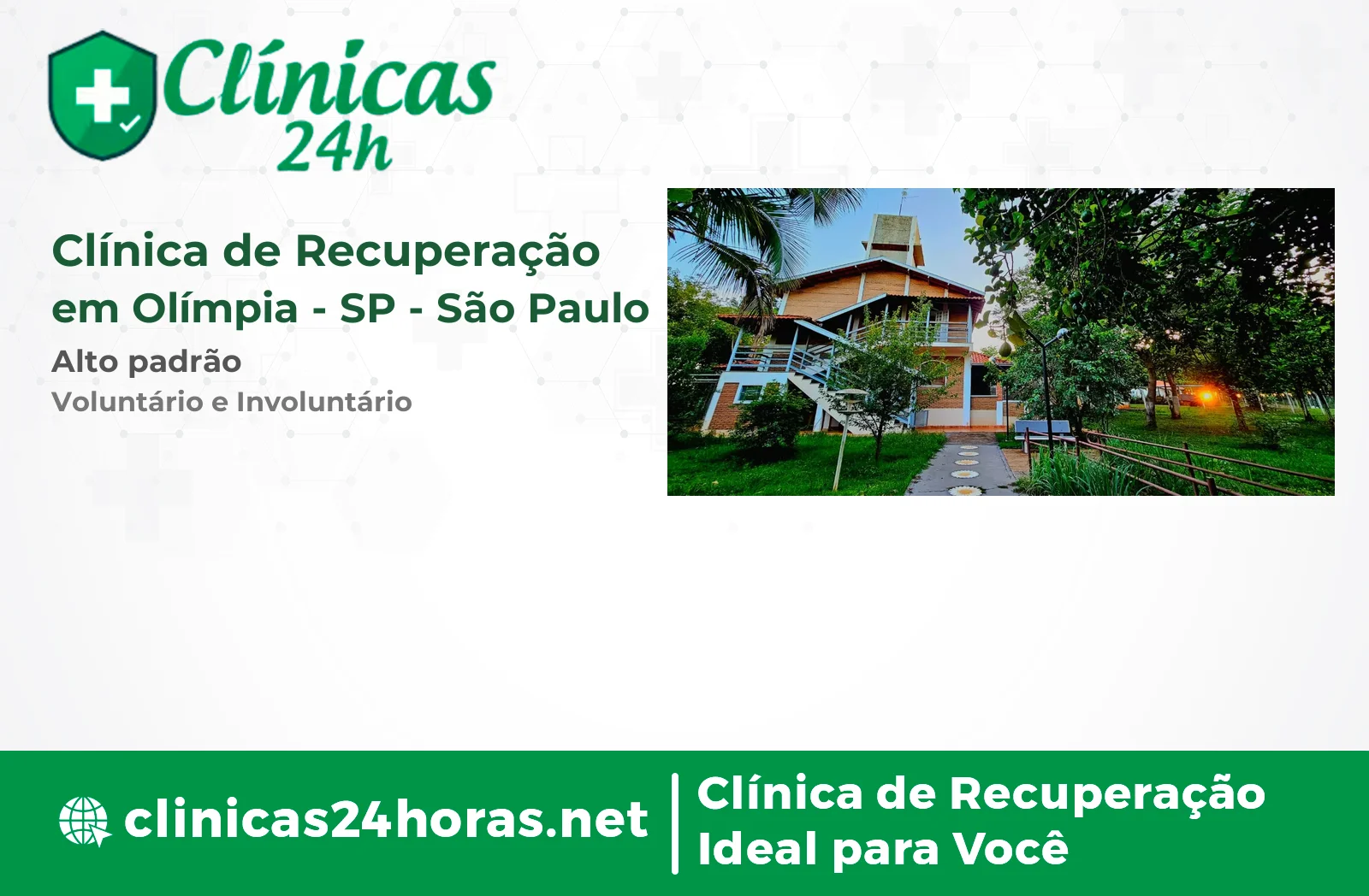 Clínica de Recuperação em Olímpia Masculina