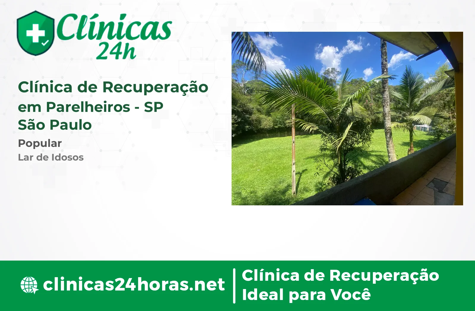 Clínica de Recuperação em Parelheiros Mista