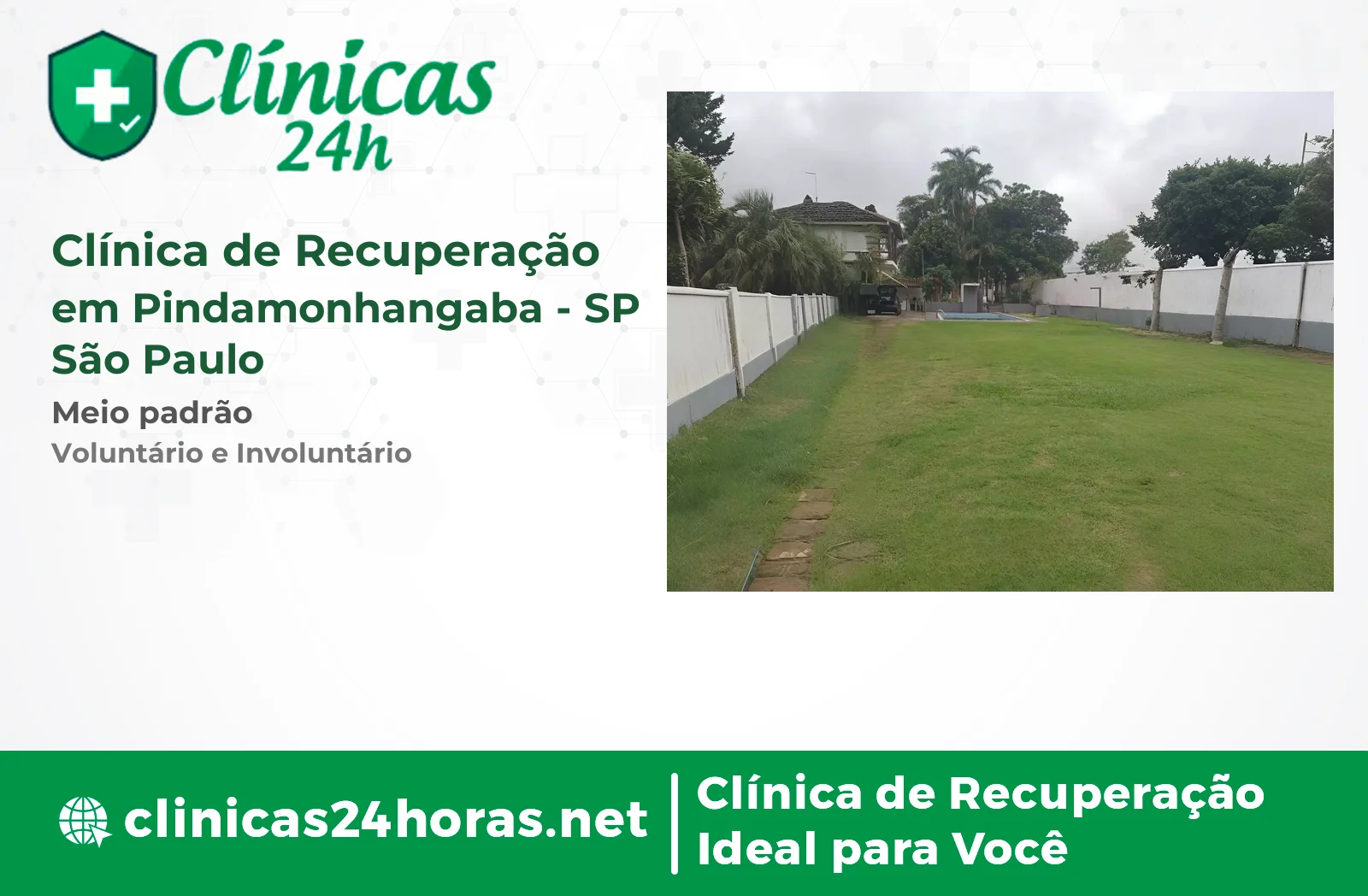 Clínica de Recuperação em Pindamonhangaba Masculina
