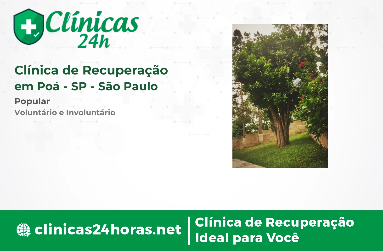 Clínica de Recuperação em Poá Masculina 3